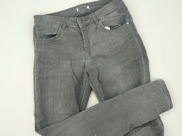 czarne dżinsy z wysokim stanem: Jeans for women, size L (EU 40)