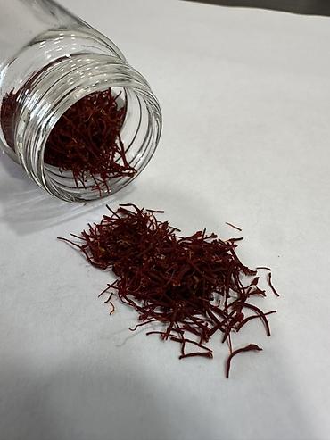 Qida məhsulları: Safran – bütöv tellər, şüşə qabda - Məhsul: Safran (Crocus sativus) – — 3
