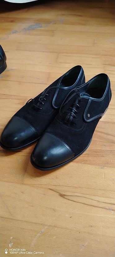 Ayaqqabılar: Klassik kişi ayaqqabısı - Rəng: qara - Model: bağcıqlı, kap-toe — 2