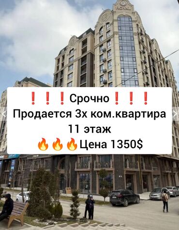 Продажа домов: 3 комнаты, 122 м², Элитка, 11 этаж, ПСО (под самоотделку)