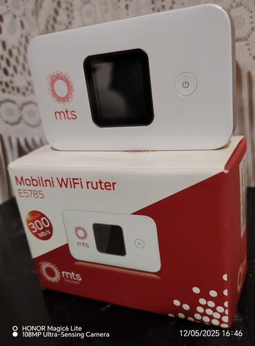 pec na drva polovna: MTS mobilni WiFi ruter E5785, bele boje, omogućava bežični pristup