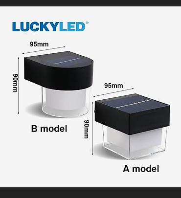 xengel yayan: LUCKYLED Günəş enerjili divar lampası - Enerji mənbəyi: Günəş — 2
