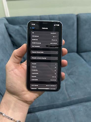 Apple iPhone: IPhone Xr, 128 GB, Göy, Face ID — 2