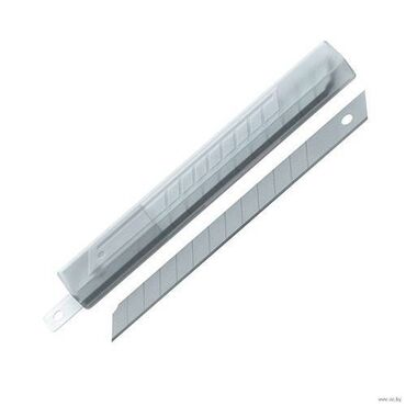 пластиковые упаковки: Запасные лезвия для канцелярских ножей, 9 мм, 10 шт Запасные лезвия