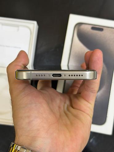 iphone 16 pri: IPhone 15 Pro, 256 GB, Natural Titanium, Face ID — 5