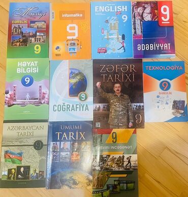 Testlər: 9-cu sinif üçün dərsliklər komplekti Paketdə olan kitablar: - Musiqi