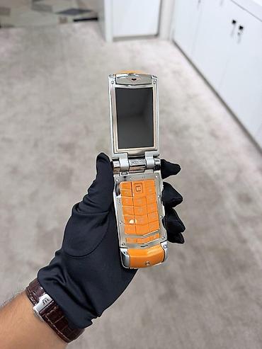 phone 4s: Vertu Constellation, rəng - Narıncı, Düyməli — 2