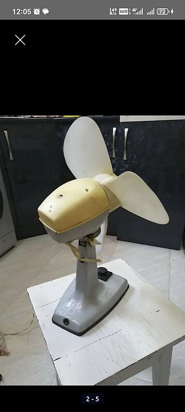 ventilyator satilir: Məhsul: Masaüstü elektrik ventilyatoru Təsvir: - Sovet istehsalı — 2