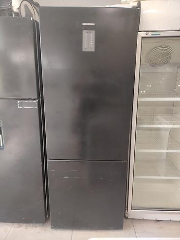 Soyuducular: İşlənmiş 2 qapılı Samsung Soyuducu Satılır, rəng - Qara, Təkərli — 1