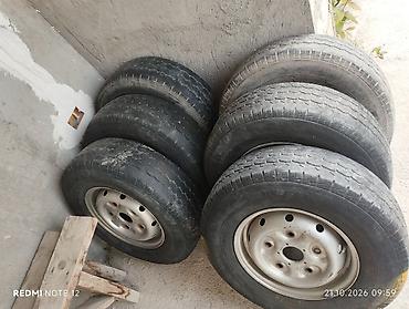teker: Ford tranzit təkərləri 14 diye normal vəziyyətdə diskilərilə — 2