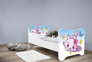 ellesse papuce: Dečiji krevet za devojčice 160x80 cm – Happy Kitty Little Kitty — 1