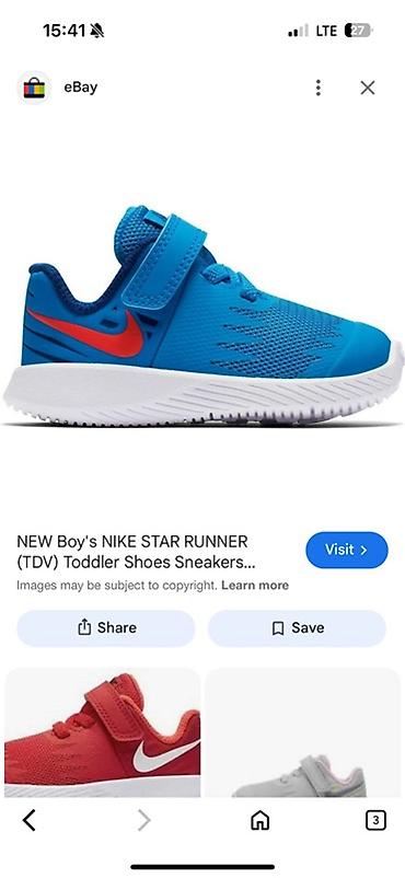 nike hyperko: Istifade olunmis Nike Star Runner (TDV) uşaq idman ayaqqabısı Olcu 21 — 1