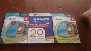 qaşıq dəst: Bu dəstdə "English" adlı iki kitab və "Azərbaycan Dili" adlı bir kitab