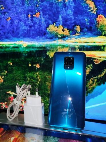 чехол для редми 9 с: Redmi, Redmi Note 9S, Б/у, 128 ГБ, цвет - Голубой, 2 SIM