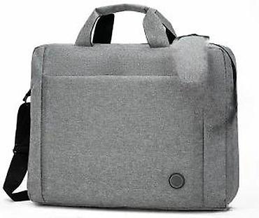 Futrole i torbe za laptopove: Torba za laptop – siva, poslovno-putna - Moderan dizajn od — 15