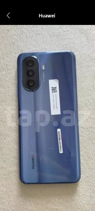 huawei p40 lite e qiymeti: Huawei Nova Y70, 128 ГБ, цвет - Голубой, Сенсорный, Face ID, С документами