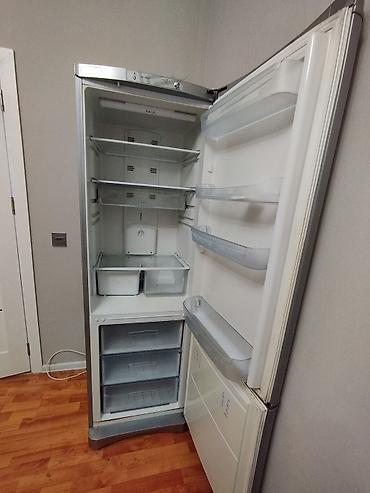 Soyuducular: İşlənmiş 2 qapılı Indesit Soyuducu Satılır, rəng - Gümüşü — 3