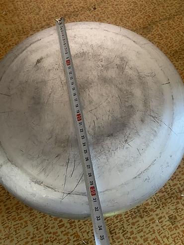 qranit tavalar: Qazan, rəng - Gümüşü, Alüminium, 30 sm — 1