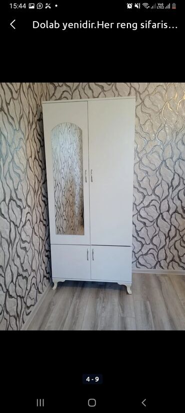 Dolablar: Yeni, Açılan, 1 qapı Düz dolab, Dolab-asılqan — 3