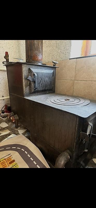 пажарный щит: Дровяная печь-варочная с варочной поверхностью и дымоходом - — 1