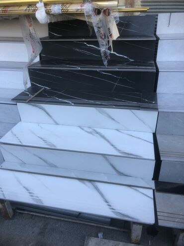 Mərmər: Mərmər və keramoqranit pilləkən örtükləri 010-315-51-04 - Material — 7