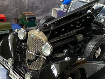 Avtomobil modelləri: Коллекционная модель Mercedes-Benz 770K Pullman W150 Black 1938 Road — 7