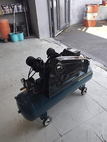 kompressor 100: Forsage markalı hava kompressoru - Həcm: 100 litr - Tip: Kəmərli, iki — 2