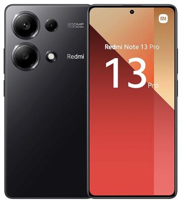 Redmi: Redmi, Redmi Note 13 Pro, 256 ГБ, цвет - Черный, 2 SIM