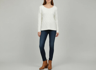 markowe swetry damskie allegro: Women`s sweater, size S
