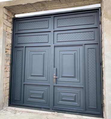 Həyət darvazaları: Yeni Dəmir Həyət darvazası, 450 m, Mexaniki, Qapı ilə, rəng - Qara, Kredit yoxdur, Ödənişli quraşdırma, Ödənişli çatdırılma, Rayonlara çatdırılma — 15