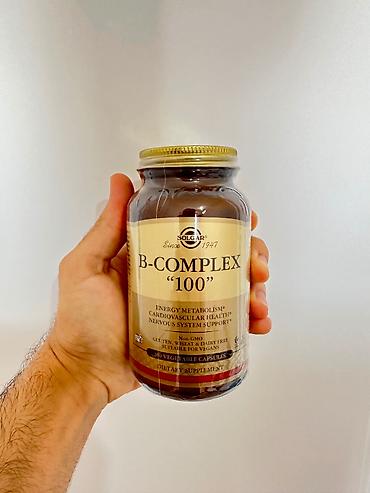 optitect vitamin c: Solgar B-Complex "100" Vitamin B (Amerika vitamin) - supplement qida — 3