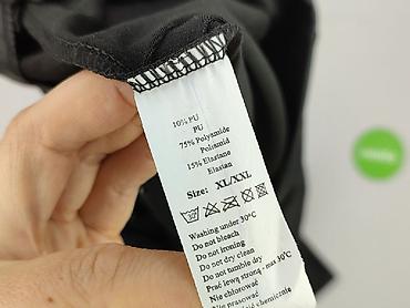 obcisle: Legginsy Ze skóry ekologicznej damskie, rozmiar XL — 4