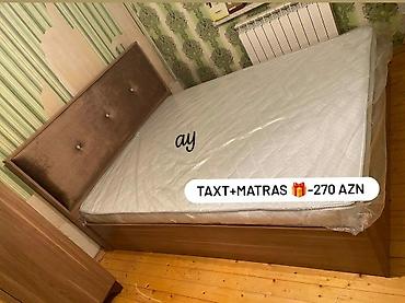 Çarpayılar: Yeni, İkinəfərlik çarpayı, Bazasız, Matras ilə, Siyirməsiz, Azərbaycan — 2