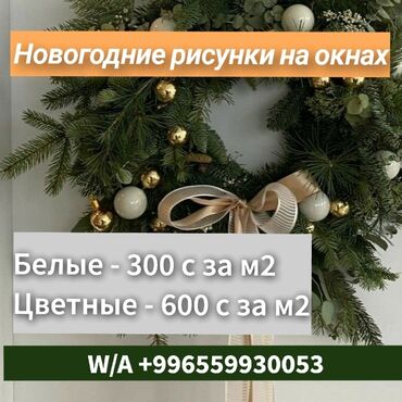 холодильник ветринный: Новогодние рисунки на окнах, витринах, стеклах. Роспись витрин