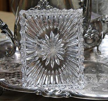 Ostalo posuđe: Kristalne pravougaone posude 2 komada. Prekrasne kristalne posude — 1