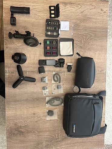 playstation 4 купить в баку: DJI Osmo Pocket (seriya 4) əl gimbal kamerası – tam aksesuar — 2