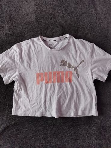 bershka majice kratkih rukava: Puma, S (EU 36), bоја - Bela
