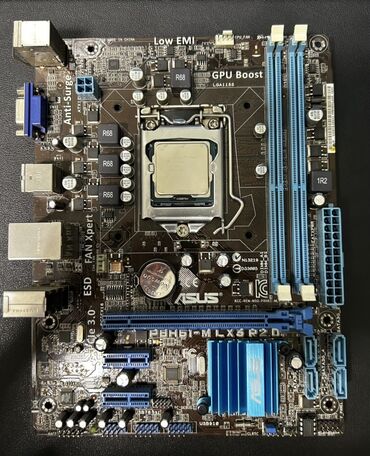 процессоры socket fm2: Материнская плата, Asus, LGA1155, Micro-ATX, Для ПК