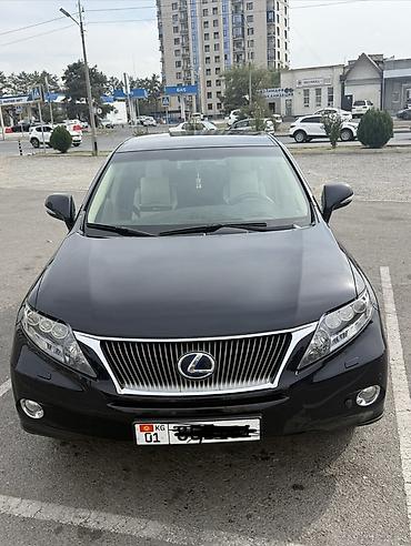 Lexus RX: 2011 г., 3.5 л, Автомат, Гибрид, Кроссовер