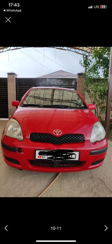 авто из германии в бишкек: Toyota Yaris: 2003 г., 0.1 - engine capacity л, Автоматтык, Бензин