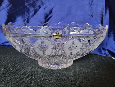 Činije: Cinija nova veca kristal Zajecar 70te. Cinija kristal,led — 10