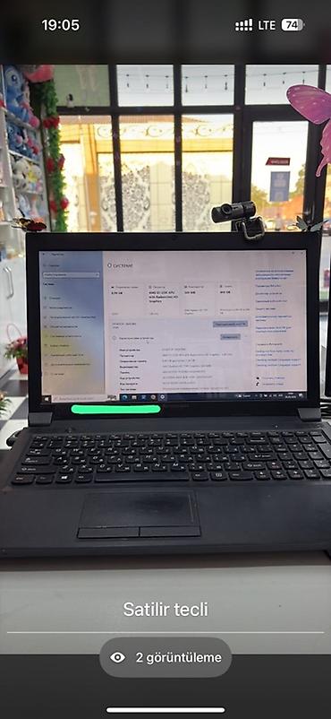 ucuz komputer: Lenovo noutbuk - Model: Lenovo (15.6" ekran, tam klaviatura və — 1
