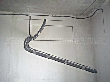 установка и ремонт телевизионных антенн: Установка кондиционеров до ремонта также после ремонта. 1-й этап