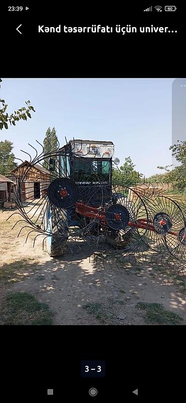 Kənd təsərrüfatı üçün universal traktor və ot yığan avadanlıq - Mavi