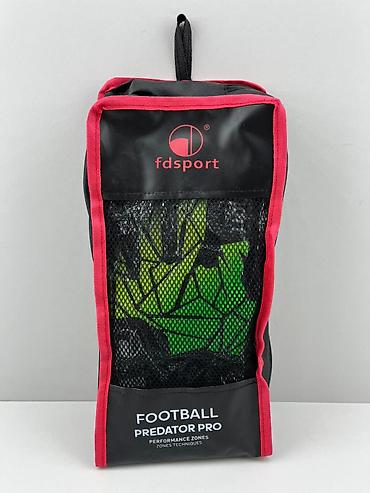 Спорт и отдых: №: 11564 Məhsulun adı: Qapıçı əlcəkləri Fdsport A-2, qara/yaşıl, ölçü — 2
