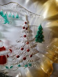 Činije: Bombonijera nova,Bozicna prica walther staklo iz 80ih.god. Perfektan — 6