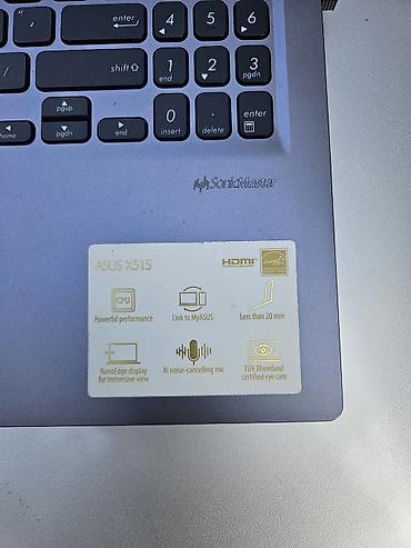 asus notebook adapter: ASUS X515 noutbuk Asus Vivobook 515EAU. Xüsusiyyətləri şəkildə var — 3