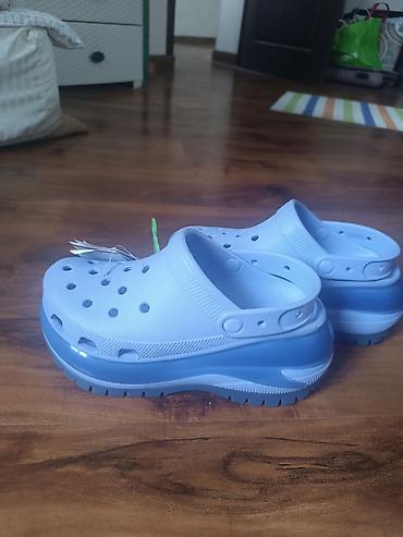 кроксы крокс crocs: Сабо, 38, Crocs, Новый, цвет - Голубой, Бесплатная доставка — 3
