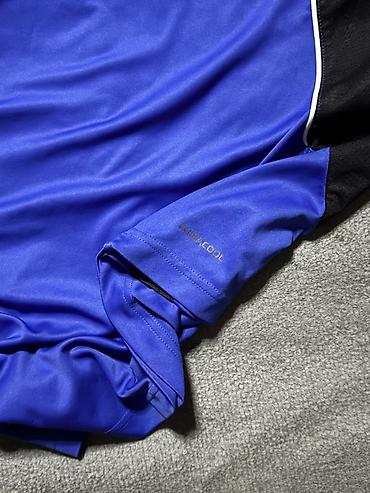 idman sort: Futbolka, Adidas, L, rəng - Göy — 4
