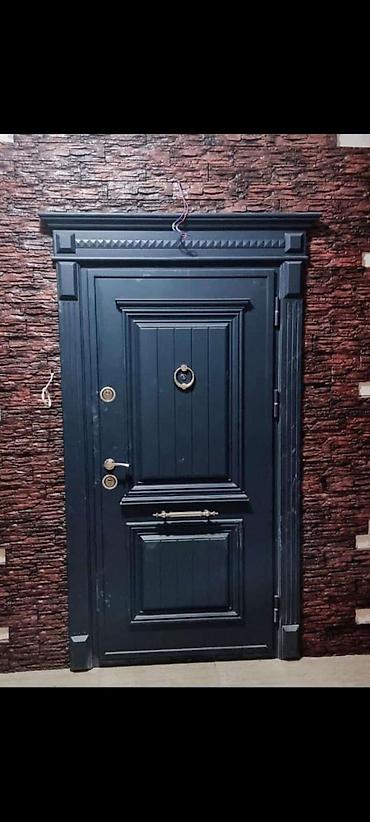 Giriş qapıları: Dekorativ və təhlükəsiz giriş qapıları - Material: qalın metal — 5